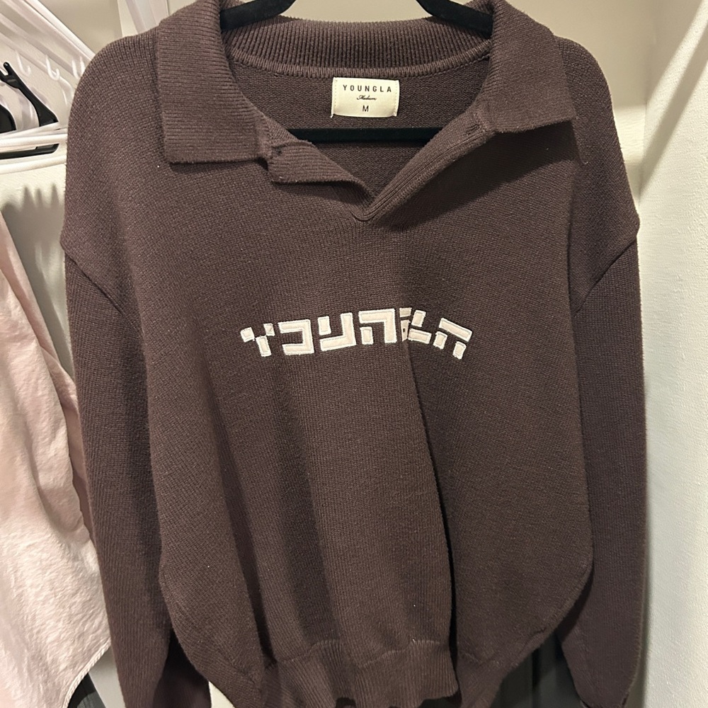 YoungLA Chocolate Knit Pullover